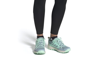 Image of Adidas Terrex Tracerocker GTX - Womens, Ash Grey/Ash Grey/Clear Mint, 9, BC0459-9