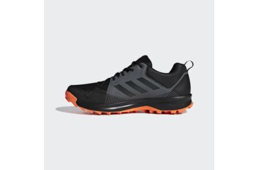 Image of Adidas Terrex Tracerocker Trail Running Shoe - Men's, Black/Carbon/Hi-Res Orange, 9, AC7948-9