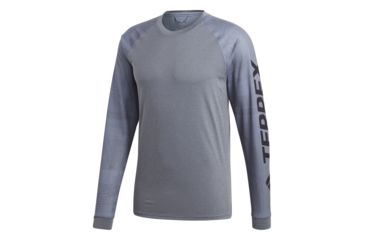 Image of Adidas Terrex Trailcross Men's Long Sleeve Top, Raw Steel/ Raw Steel, 2XL, CG2504-2XL