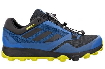 Image of Adidas Terrex Trailmaker GTX Trail Running Shoe - Men's-Steel/Black/Lime-9.5-Medium