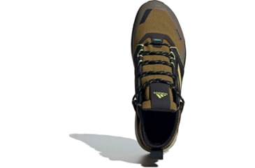 Image of Adidas Terrex Trailmaker Mid GTX Shoes - Men's, Wild Moss/Halo Gold/Hi-Res Yellow, 12, FZ2511-315-12