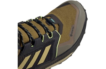Image of Adidas Terrex Trailmaker Mid GTX Shoes - Men's, Wild Moss/Halo Gold/Hi-Res Yellow, 12, FZ2511-315-12