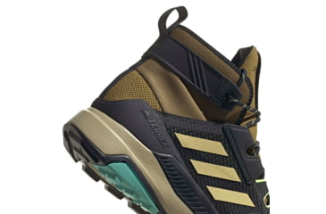 Image of Adidas Terrex Trailmaker Mid GTX Shoes - Men's, Wild Moss/Halo Gold/Hi-Res Yellow, 12, FZ2511-315-12