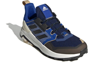 Image of Adidas Terrex Trailmaker Primegreen Hiking Shoes - Men's, Bold Blue/Core Black/Beige Tone, 6.5, S29058-442-6.5