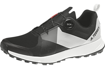 Image of Adidas Terrex Two Boa Trail Running Shoe - Men's, Black/Translucent/White, 10, CM7574-10