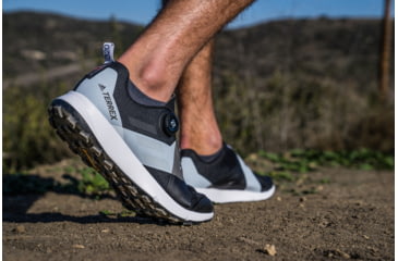 Image of Adidas Terrex Two Boa Trail Running Shoe - Men's, Black/Translucent/White, 10, CM7574-10