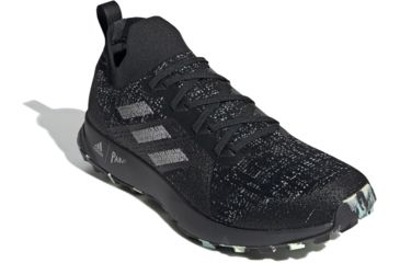 Image of Adidas Terrex Two Parley Trailrunning Shoes - Men's, Black/Grey Two/Linen Green, 11.5 US, EF4814-11.5