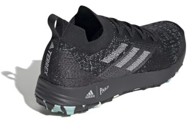 Image of Adidas Terrex Two Parley Trailrunning Shoes - Men's, Black/Grey Two/Linen Green, 11.5 US, EF4814-11.5