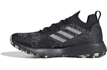 Image of Adidas Terrex Two Parley - Womens, Black/Linen Green/Carbon, 6.5, EF4813-6.5