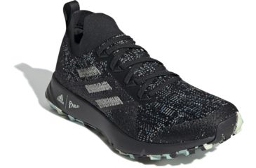 Image of Adidas Terrex Two Parley - Womens, Black/Linen Green/Carbon, 6.5, EF4813-6.5