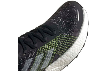 Image of Adidas Terrex Two Ultra Primeblue Trail Running Shoes - Men's, Core Black/Ftwr White/Solar Yellow, 11, H69066-11