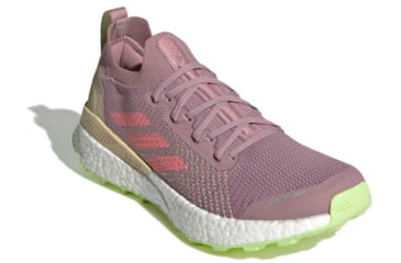 Image of Adidas Terrex Two Ultra Primeblue Trail Running Shoes - Womens, Magic Mauve/Acid Red/Pulse Lime, 8.5, H03210-8.5