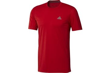 Image of Adidas Terrex Ultimate Short Sleeve Tee - Men's-Light Scarlet-Small