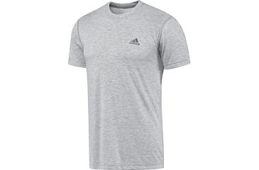 Image of Adidas Terrex Ultimate Short Sleeve Tee - Men's-Medium Gray Heather-X-Large