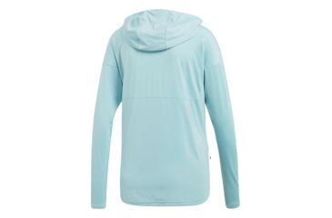 Image of Adidas Terrex Voyager Parley Women's Hoodie, Blue Spirit, Large, CG2452-L