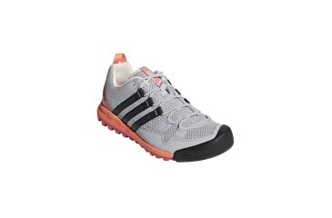 Image of Adidas Terrex Women's Terrex Solo Hiking Shoes, Grey Two/Carbon/Chalk Coral, 10 US, CM7656-10