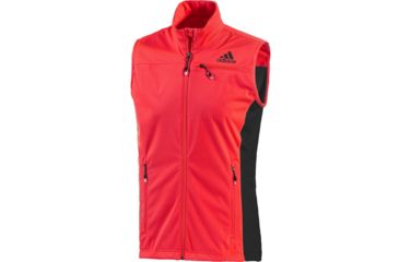 Image of Adidas Terrex Xperior Vest - Mens-Solar Red/Bold Orange-Large