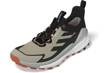 Image of Adidas Terrex 2.0 Free Hiker Low GORE-TEX Hiking Shoes - Mens, Wonder Beige/Core Black/Semi Impact Orange, 11 US, IG5459-11