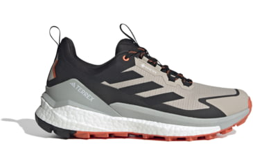 Image of Adidas Terrex 2.0 Free Hiker Low GORE-TEX Hiking Shoes - Mens, Wonder Beige/Core Black/Semi Impact Orange, 11 US, IG5459-11