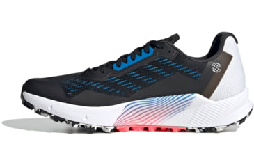 Image of Adidas Terrex Agravic Flow 2 Trail Running Shoes - Mens, Core Black/Blue Rush/Turbo, 10.5, GZ8888-10-5