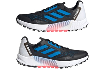 Image of Adidas Terrex Agravic Flow 2 Trail Running Shoes - Mens, Core Black/Blue Rush/Turbo, 10.5, GZ8888-10-5