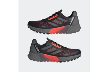 Image of Adidas Terrex Agravic Flow Trail Running Shoes 2.0 - Mens, Black/Grey Four/ White, 12US, HR1114-12