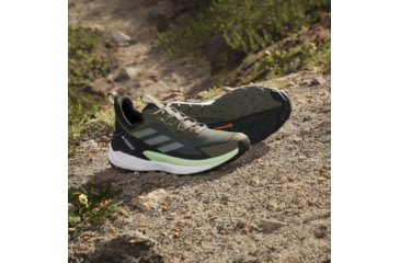 Image of Adidas Terrex Free Hiker 2 Shoes - Mens, Olistr/Silgrn/Cblack, 10 US, IE5109-10