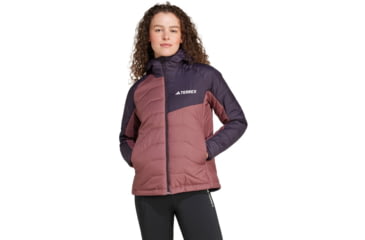 Image of Adidas Terrex IM7665 W MT INS HO JKT, Womens, AURBLA/QUICRI, S, IM7665-S