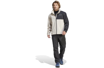 Image of Adidas Terrex Multi Rain Rdy Two-Layer Rain Jacket - Mens, Wonder Beige/Black, Medium, IP3837-M