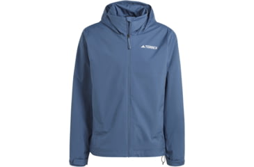 Image of Adidas Terrex Multi Rain Rdy Two-Layer Rain Jacket - Mens, Wonder Steel, Small, IA1823-S