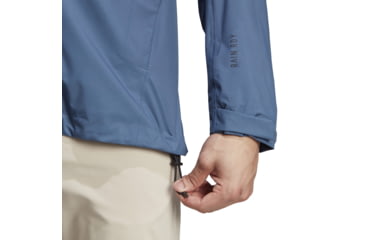 Image of Adidas Terrex Multi Rain Rdy Two-Layer Rain Jacket - Mens, Wonder Steel, Small, IA1823-S