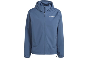 Image of Adidas Terrex Multi Rain Rdy Two-Layer Rain Jacket - Mens, Wonder Steel, Small, IA1823-S