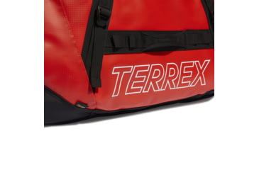 Image of Adidas Terrex Rain Rdy Expedition Duffel Bag, Semi Impact Orange/Black, Large, IC5651-NS