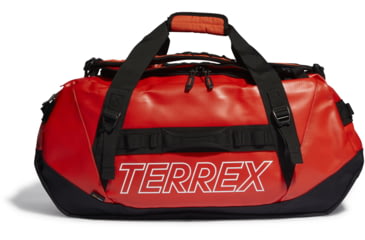 Image of Adidas Terrex Rain Rdy Expedition Duffel Bag, Semi Impact Orange, Medium, IC5648-NS