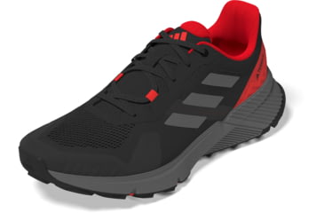 Image of Adidas Terrex Soulstride Trail Running Shoes - Mens, Core Black/Grey Four/Solar Red, 6 US, IF5010-6
