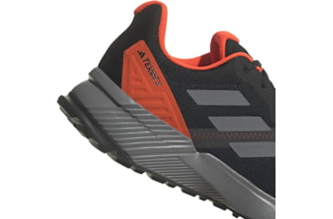 Image of Adidas Terrex Soulstride Trail Running Shoes - Mens, Core Black/Grey Four/Solar Red, 6 US, IF5010-6