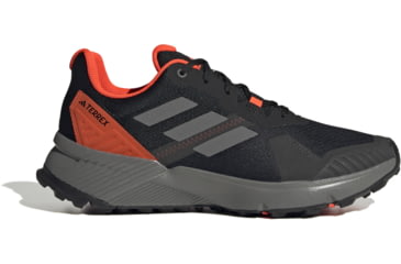 Image of Adidas Terrex Soulstride Trail Running Shoes - Mens, Core Black/Grey Four/Solar Red, 6 US, IF5010-6
