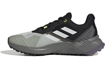 Image of Adidas Terrex Soulstride Trail Running Shoes - Mens, Wonder Silver/Crystal White/Lucid Lemon, 11.5 US, IF5013-11.5