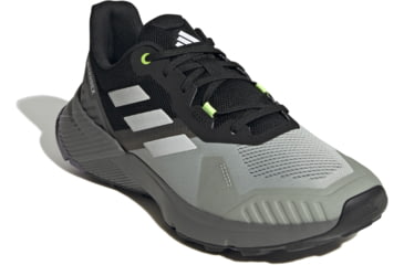Image of Adidas Terrex Soulstride Trail Running Shoes - Mens, Wonder Silver/Crystal White/Lucid Lemon, 11.5 US, IF5013-11.5