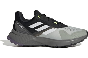 Image of Adidas Terrex Soulstride Trail Running Shoes - Mens, Wonder Silver/Crystal White/Lucid Lemon, 11.5 US, IF5013-11.5