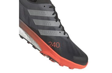 Image of Adidas Terrex Speed Ultra Trail Running Shoes - Mens, Black/Matte Silver/Solar Red, 13US, HR1119-13