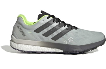 Image of Adidas Terrex Speed Ultra Trail Running Shoes - Mens, Wonder Silver/Grey Four/Lucid Lemon, 9 US, IG9943-9
