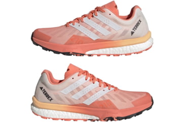 Image of Adidas Terrex Speed Ultra Trail Running Shoes - Womens, Coral Fusion/Crystal White/Core Black, 8.5 US, HR1151-8.5