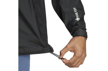 Image of Adidas Terrex Xperior Gore Tex Paclite Rain Jacket - Mens, Black, Small, HN2906-S