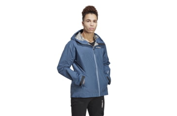 Image of Adidas Terrex Xperior Gore Tex Paclite Rain Jacket - Mens, Wonder Steel, Large, HN2908-L