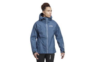 Image of Adidas Terrex Xperior Gore Tex Paclite Rain Jacket - Mens, Wonder Steel, Large, HN2908-L