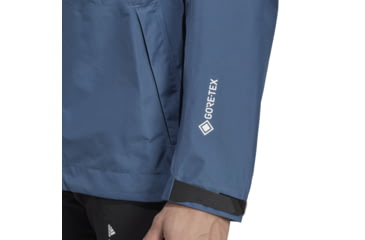 Image of Adidas Terrex Xperior Gore Tex Paclite Rain Jacket - Mens, Wonder Steel, Large, HN2908-L