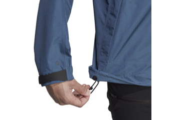 Image of Adidas Terrex Xperior Gore Tex Paclite Rain Jacket - Mens, Wonder Steel, Large, HN2908-L