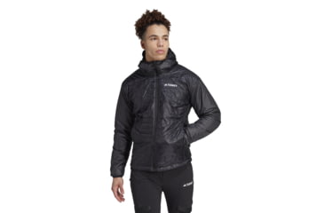 Image of Adidas Terrex Xperior Varilite PrimaLoft Hooded Jacket - Mens, Black, Large, IB4233-L
