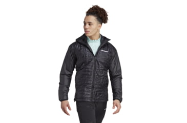 Image of Adidas Terrex Xperior Varilite PrimaLoft Hooded Jacket - Mens, Black, Large, IB4233-L